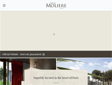 Tablet Screenshot of hotel-moliere.fr
